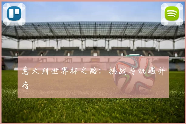意大利世界杯之路：挑战与机遇并存