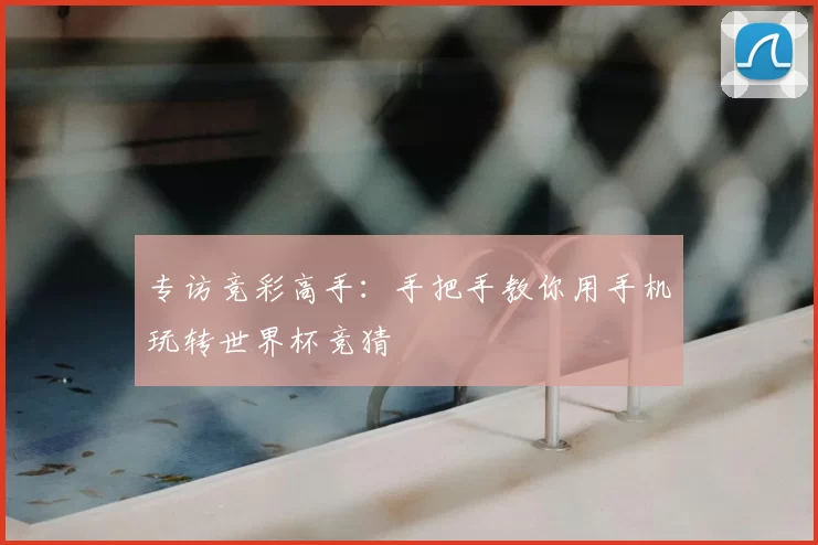 专访竞彩高手：手把手教你用手机玩转世界杯竞猜