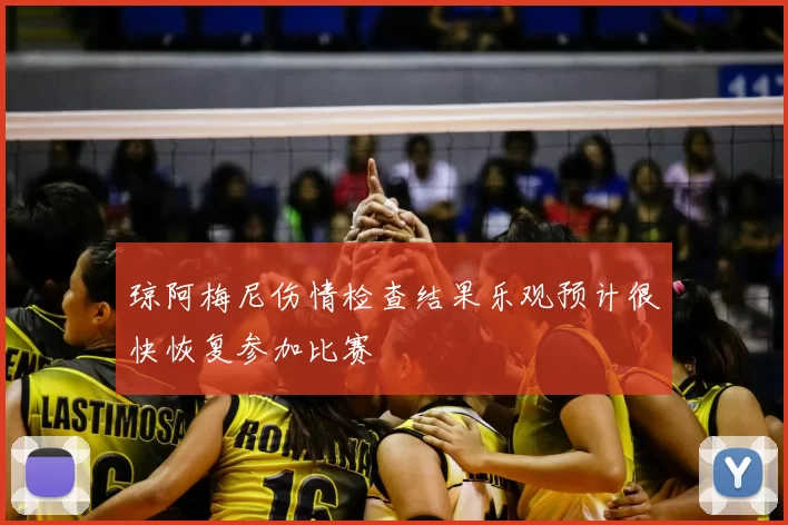 琼阿梅尼伤情检查结果乐观预计很快恢复参加比赛